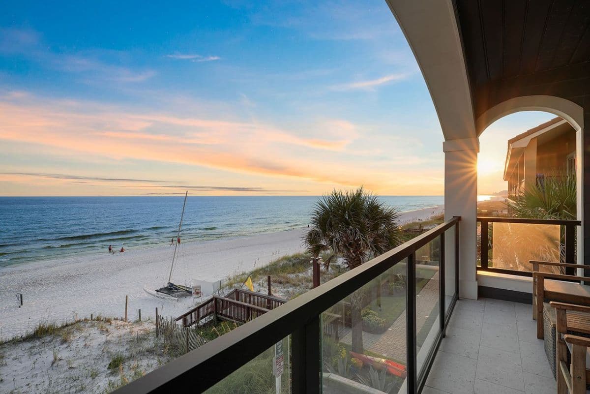 Sunset across the Emerald Coast